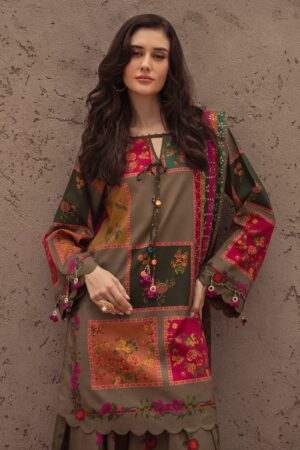 bin saeed embroidered 3 piece
